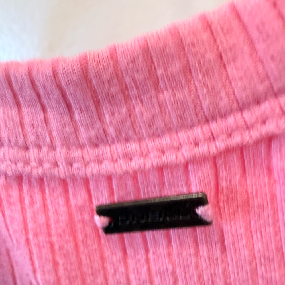 O’NEILL - LAGOON SOLID RIB KNIT MIDI DRESS pink size small - Picture 11 of 12